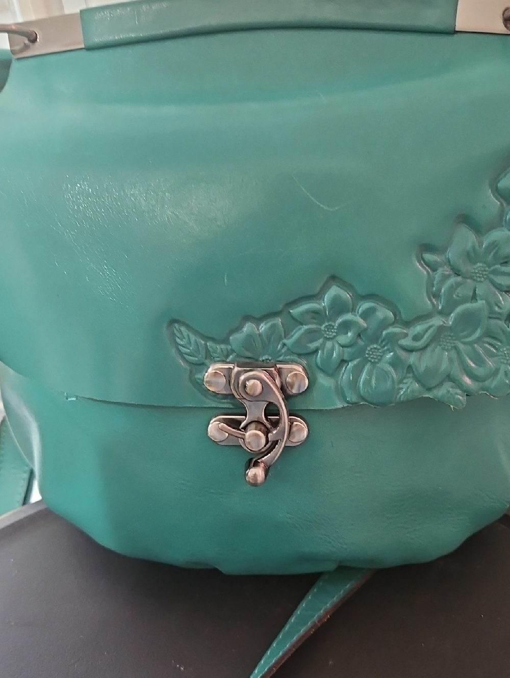 Patricia Nash Teal Crossbody